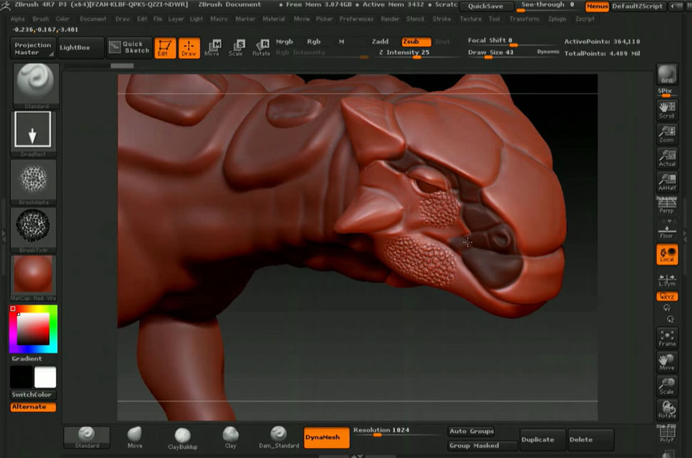 Zbrushのレンダリング機能は優れもの 3dcg制作でのメリットは デジハリ オンラインスクール